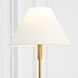 Drew & Jonathan Porteau 23 inch 9.00 watt Satin Brass Table Lamp Portable Light