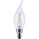 Lumos LED E12 Candelabra 3 watt 3000K LED Filament