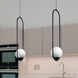 Capri 6 inch Black Pendant Ceiling Light