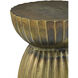 Rasi 18.5 inch Antique Brass Table/Stool