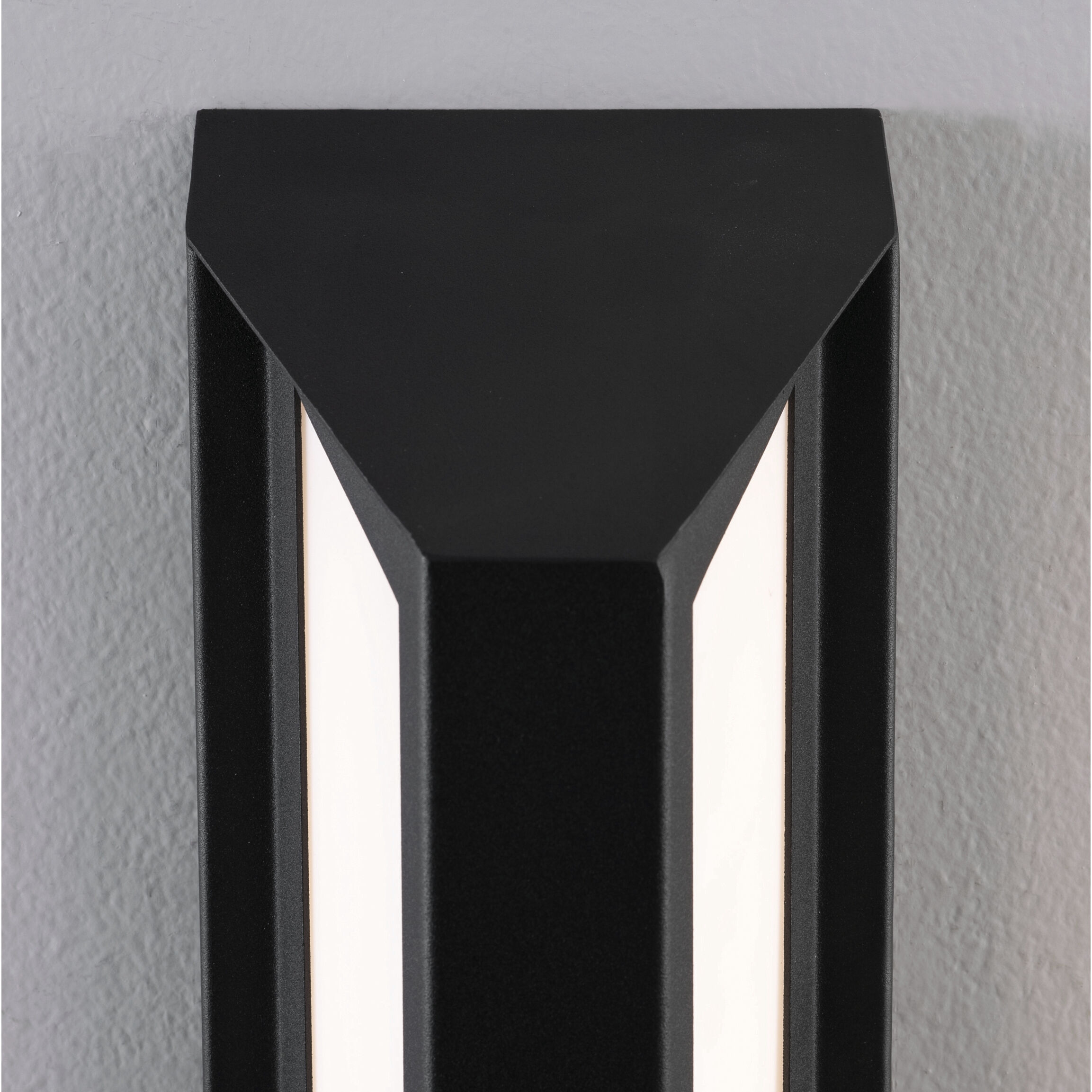 Fulton LED 48 inch Black Outdoor Sconce