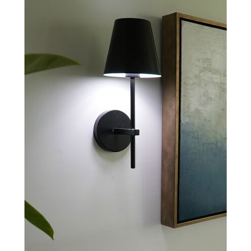 Xavier Sconce Wall Light in Matte Black