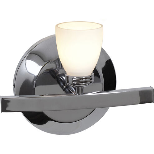 Sydney 1 Light 8 inch Chrome Wall Sconce Wall Light in  7.5 inch