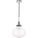 Lyle 1 Light 11 inch Chrome Pendant Ceiling Light