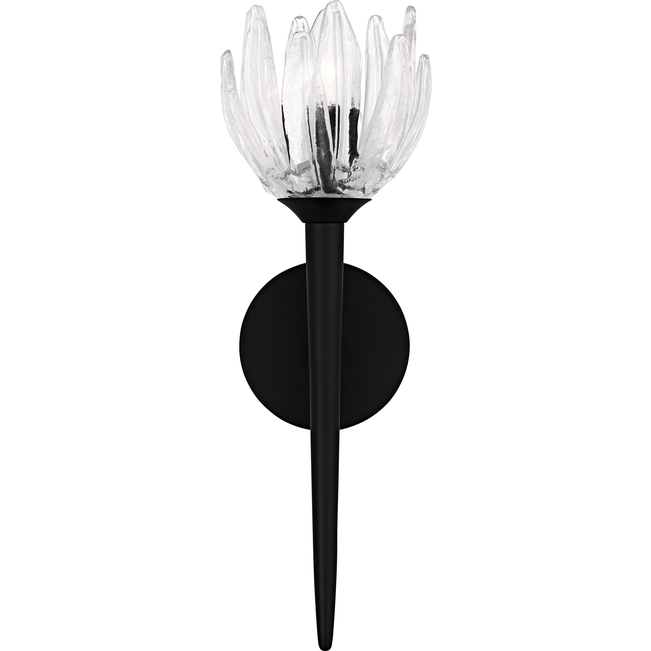 Shea Wall Sconce Wall Light in Matte Black, Small