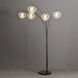 Bloom 90 inch 14 watt Black Nickel Arc Floor Lamp Portable Light