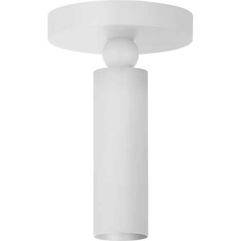 Luxe Pivot LED 2 inch Semi Gloss White Flush Mount Ceiling Light