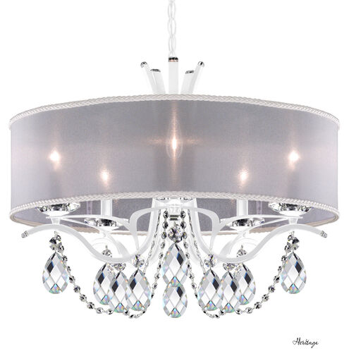 Vesca 5 Light 24 inch White Chandelier Ceiling Light