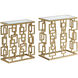 Maddox 25.5 X 23.5 inch Champagne Accent Tables, Set of 2