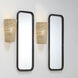 Capital 36 X 16 inch Distressed Black Mirror