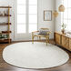 Chesapeake Bay 90 X 60 inch Cream Outdoor Rug in 5 x 8 Oval, Oval