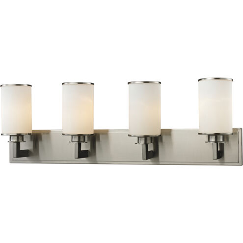Savannah 4 Light 31.5 inch Brushed Nickel Vanity Wall Light