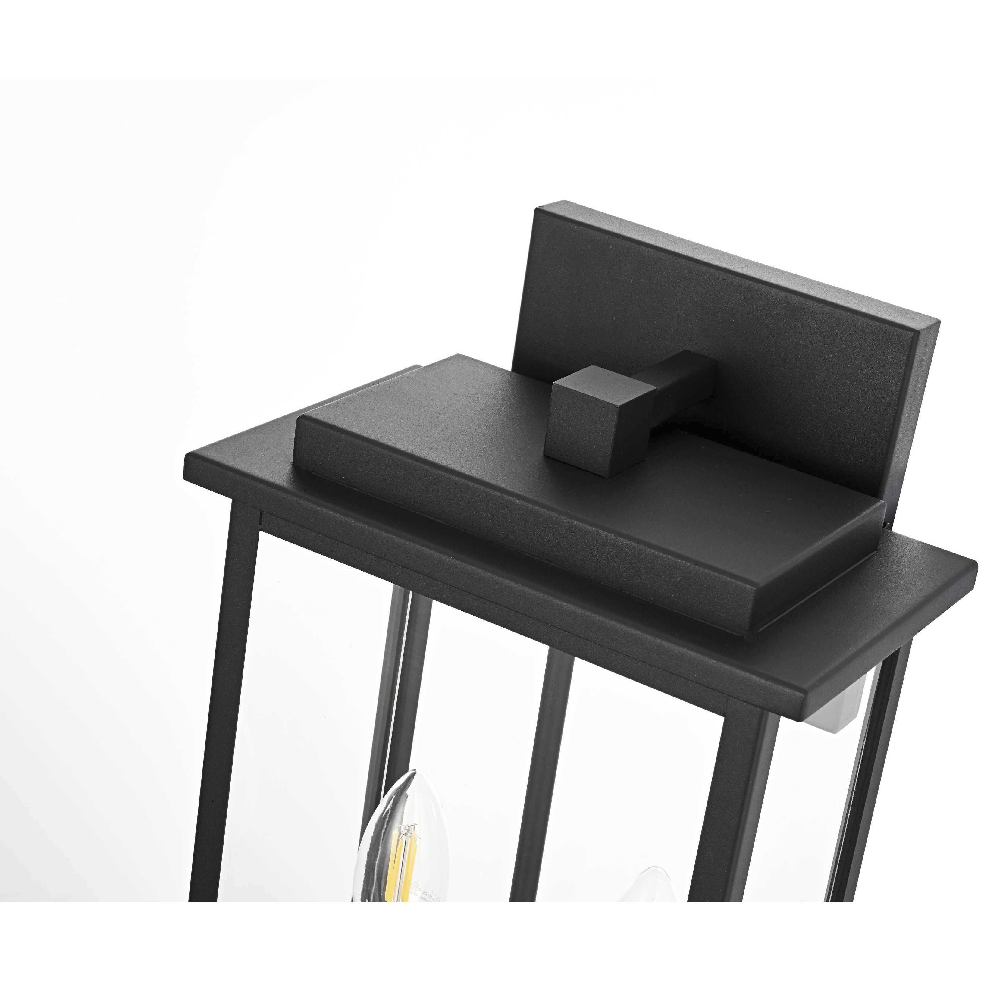 Kaysen 3 Light 18 inch Black Outdoor Wall Sconce