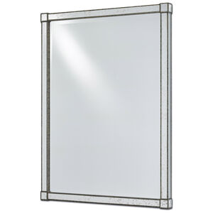 Monarch 40 X 30 inch Painted Silver Viejo/Light Antique Mirror Wall Mirror