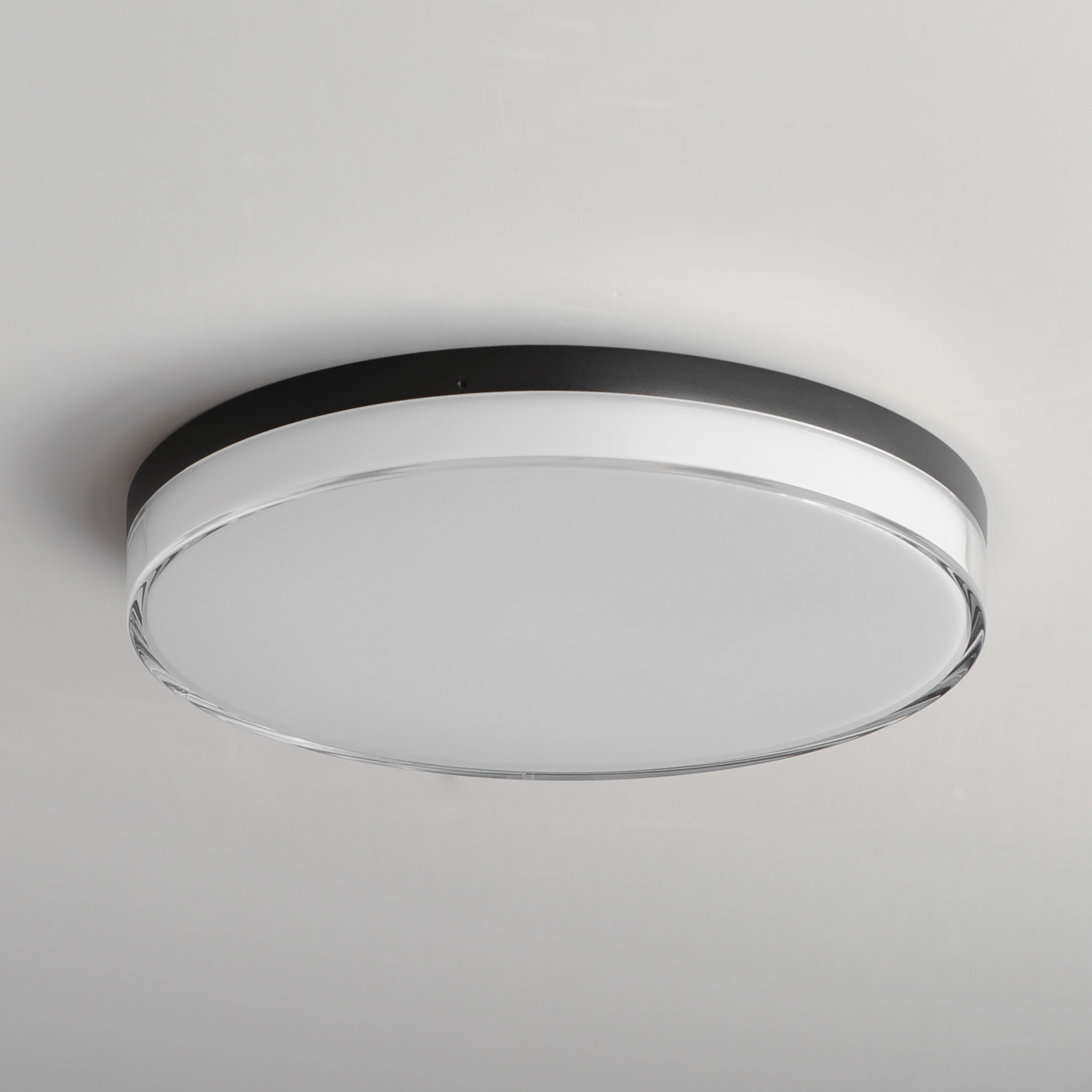 Edge LED 11 inch Black Flush Mount Ceiling Light