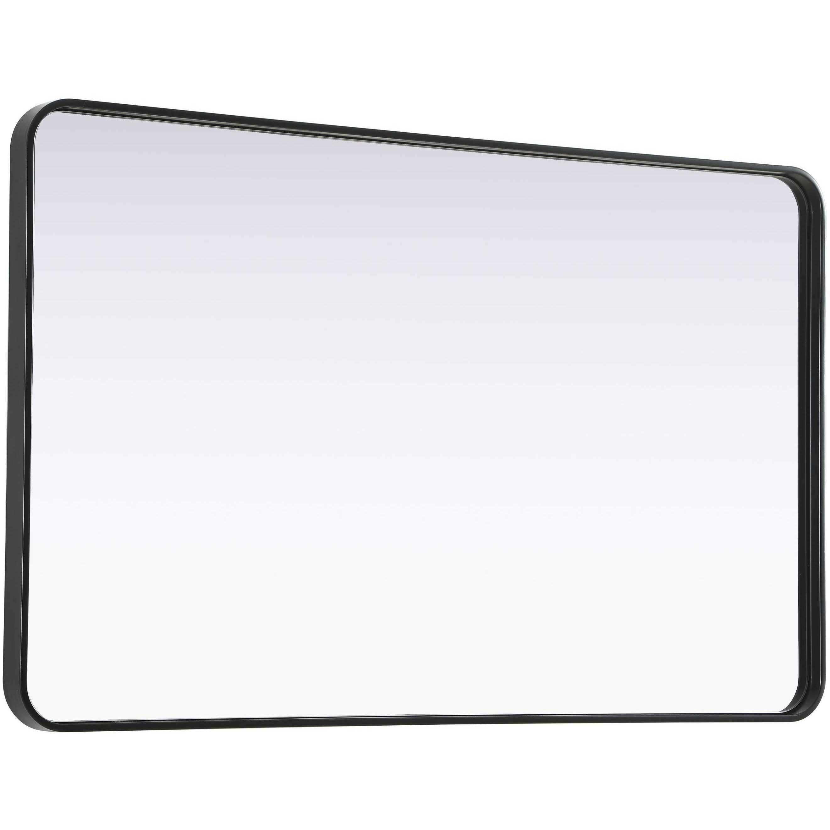 Remy 48 X 30 inch Black Mirror