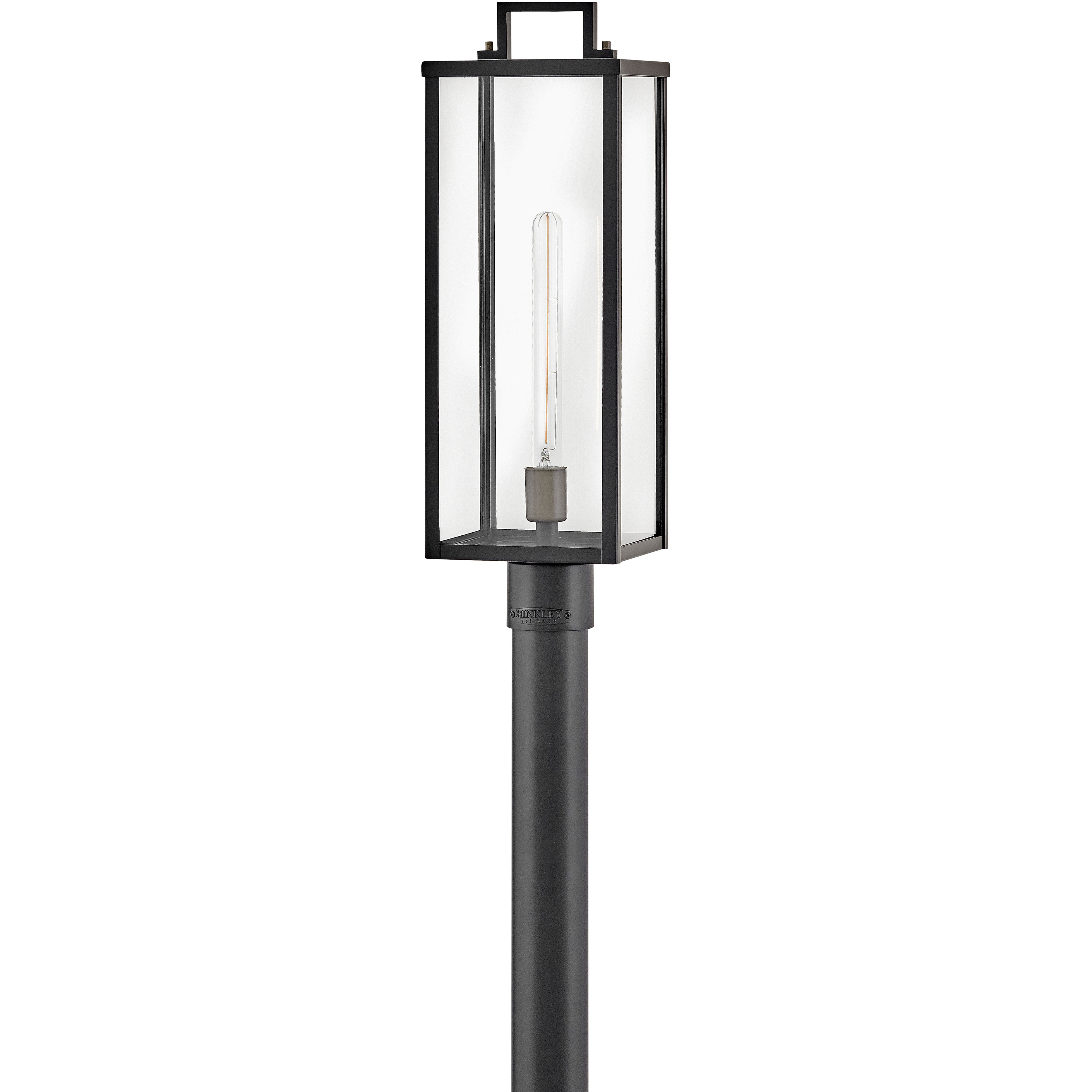 Catalina 1 Light 24 inch Black with Burnished Bronze Outdoor Post Mount