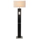 Deus Ex Machina 60 inch 100.00 watt Espresso and Brushed Nickel Floor Lamp Portable Light