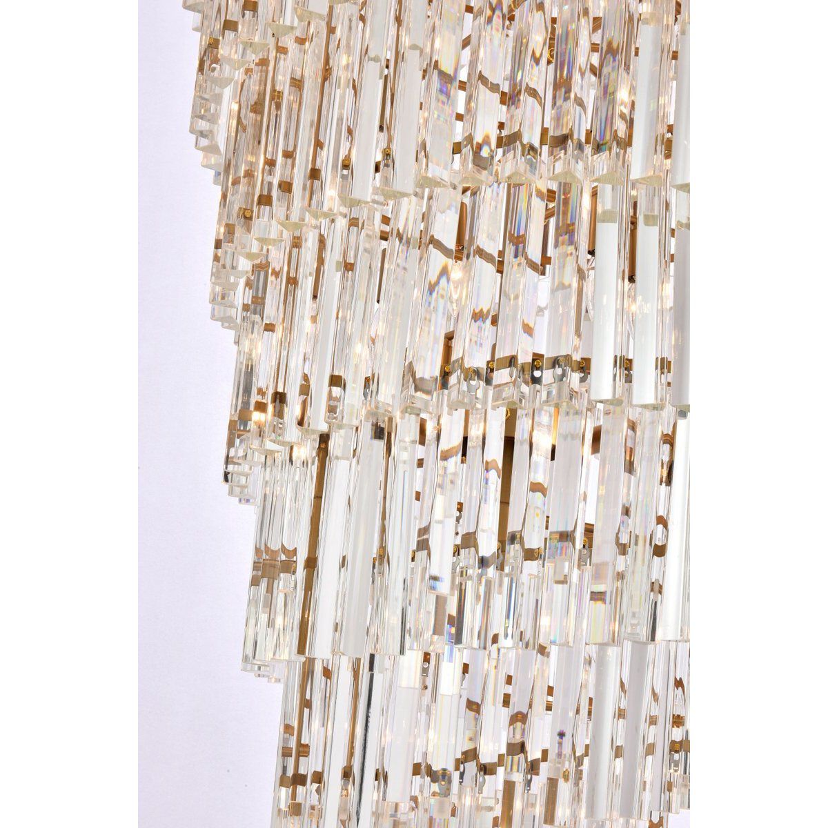 Sydney 42 Light 36.5 inch Satin Gold Chandelier Ceiling Light