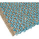Jute 96 X 60 inch Petrol Rug, Rectangle