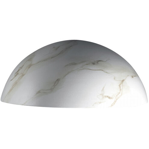 Ambiance LED 10.5 inch Carrara Marble Wall Sconce Wall Light