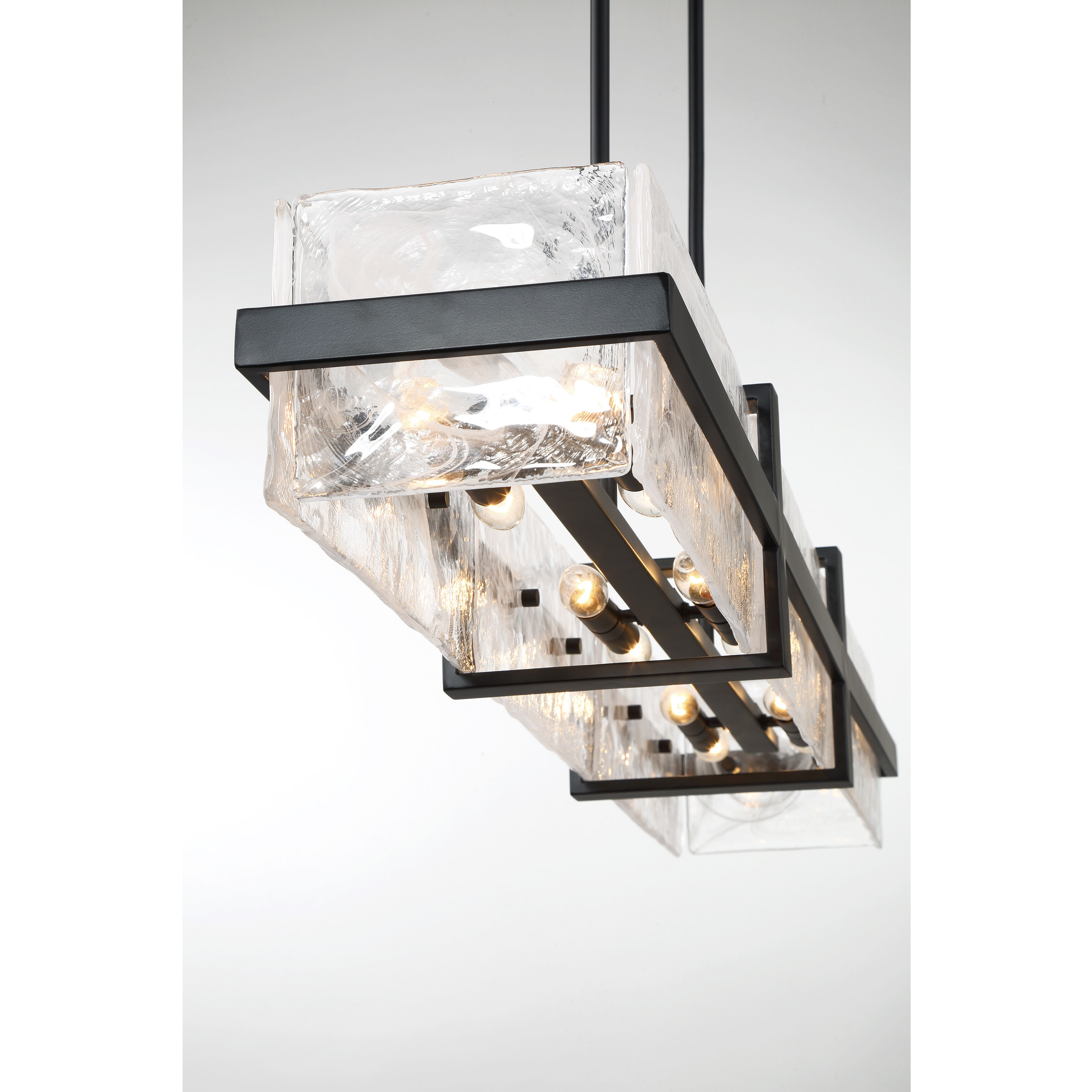 Cloud Break 12 Light 48 inch Coal Island Light Ceiling Light
