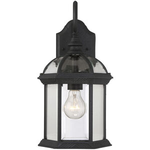 Kensington Outdoor Wall Lantern in Black