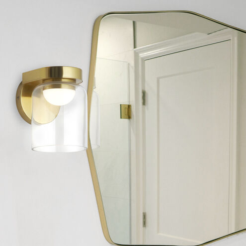 Nadine LED 4.75 inch Aged Brass Wall Sconce Wall Light