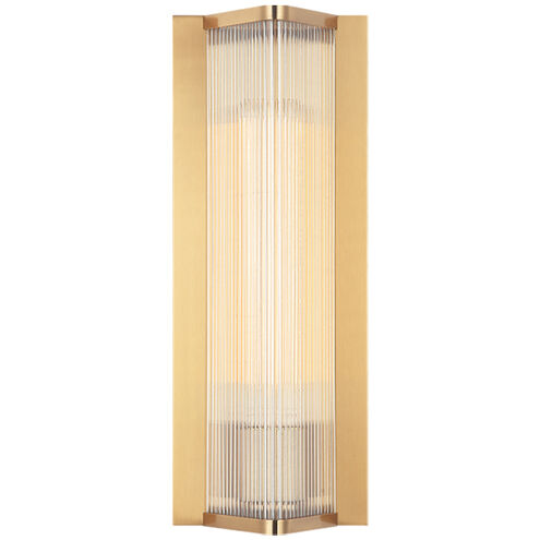 Matteo Lighting Palmira LED 6.38 inch Aged Gold Brass Wall Sconce Wall Light S02601AG - Open Box