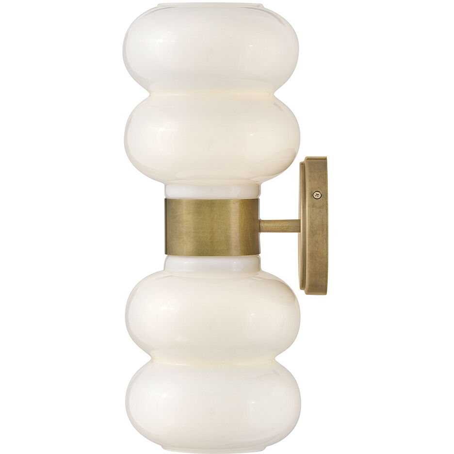 Nadia Sconce Wall Light in Lacquered Brass