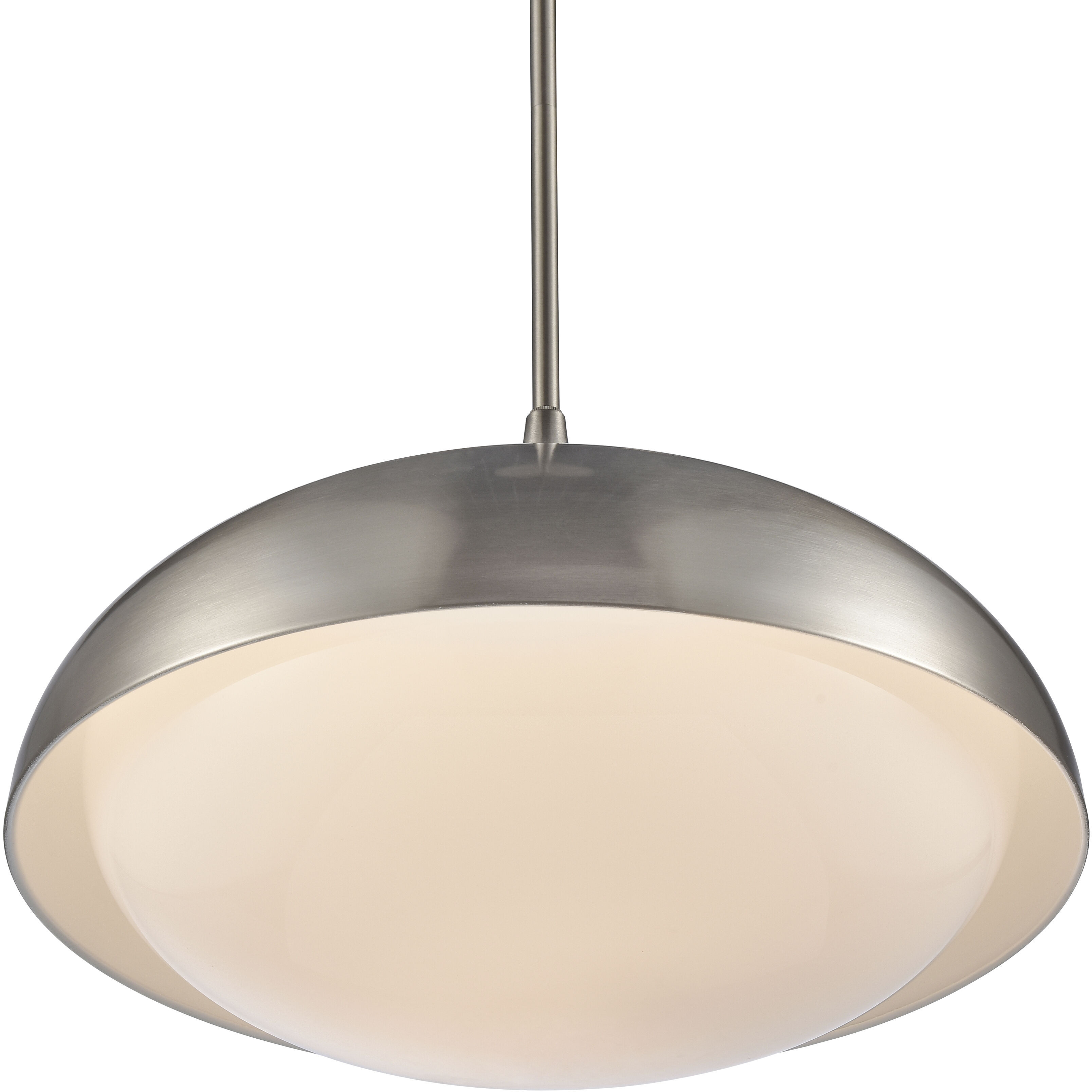 Alice 1 Light 16 inch Satin Nickel Pendant Ceiling Light