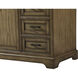 Americana 60 X 21.5 X 35 inch Driftwood Vanity Sink Set in Dark Walnut
