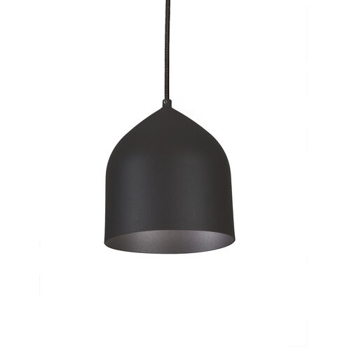 Helena 1 Light 7.88 inch Black and Black Pendant Ceiling Light