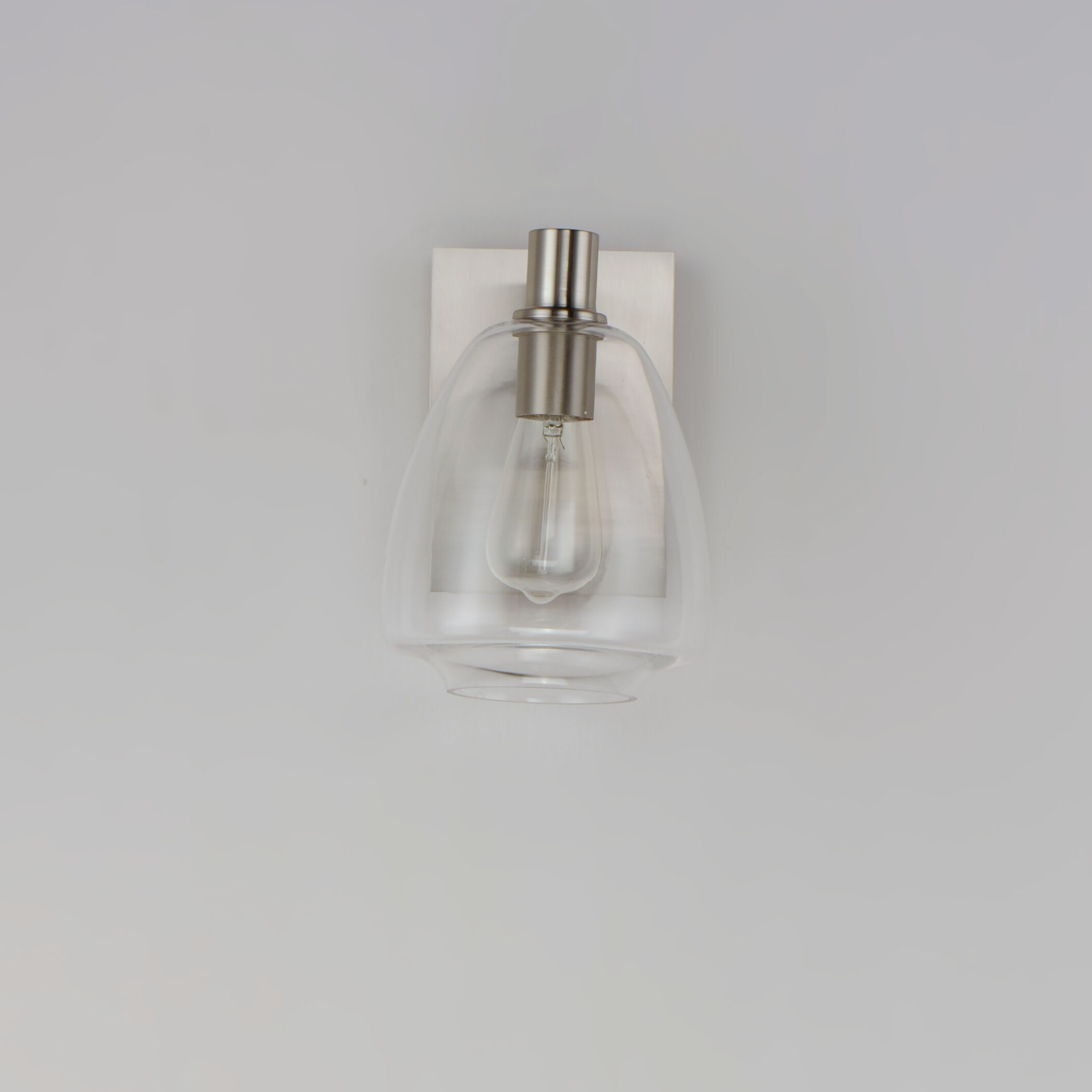 Babylon 1 Light 7 inch Satin Nickel Wall Sconce Wall Light