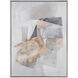 Bertram Gray with Ochre and Champagne Gold Framed Wall Art
