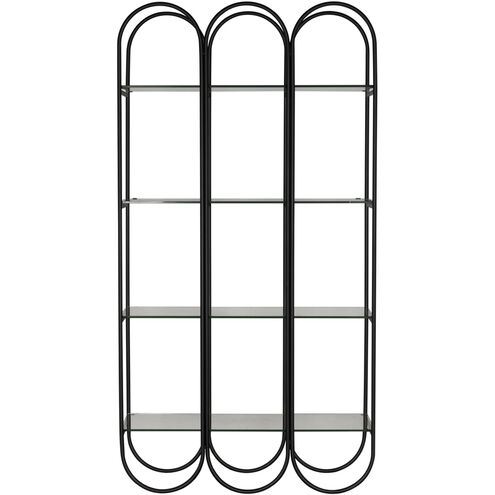 Ulla Matte Black Bookcase