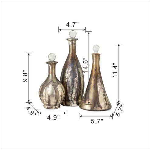 Dione 9.8 inch Glass Bottles