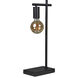Townshed 20.75 inch 25 watt Black Table Lamp Portable Light