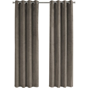 Swatara Taupe Curtain Panel, 2-Piece Set