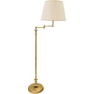 Randolph 58 inch 100 watt Antique Brass Floor Lamp Portable Light