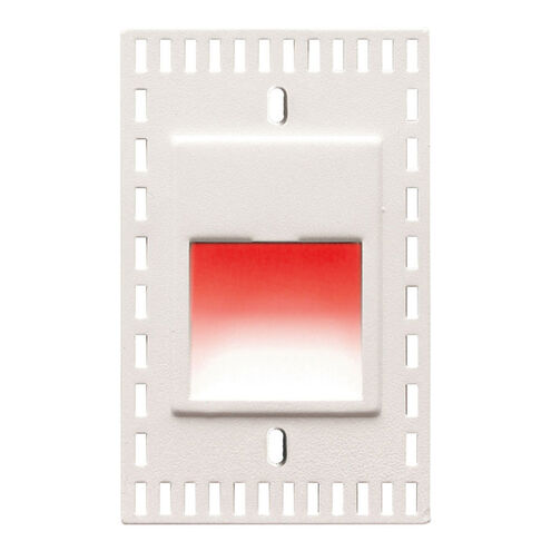 Tyler 120 3.3 watt White Step and Wall Lighting in Red, WAC Lighting
