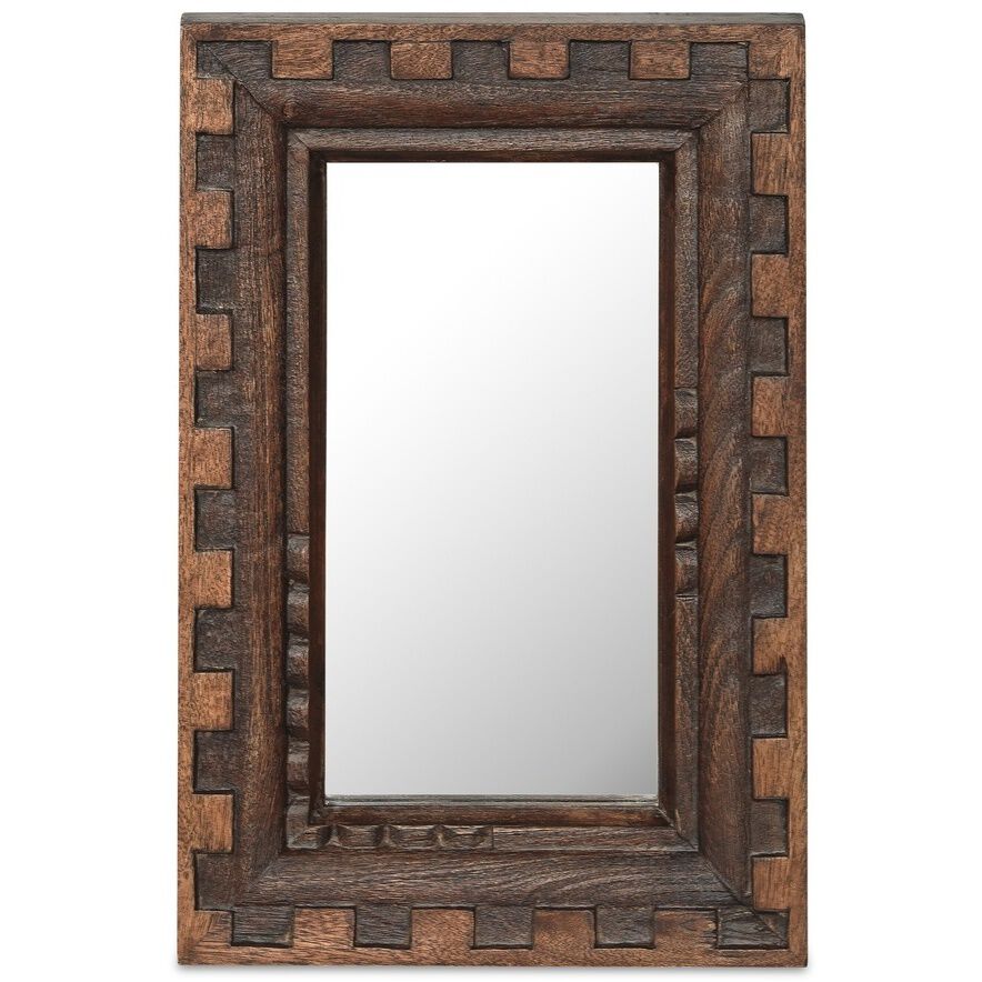 Holland 18 X 12 inch Brown Mirror, Small