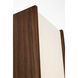Kelly Wearstler Satori LED 4.5 inch Natural Walnut ADA Boxed Sconce Wall Light