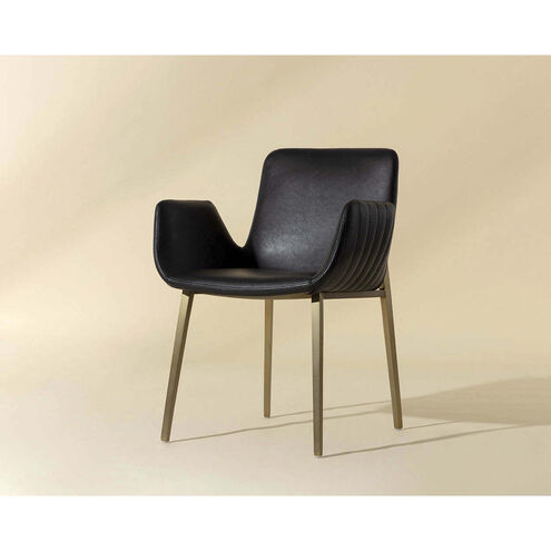 Lucano Bravo Black Dining Armchair