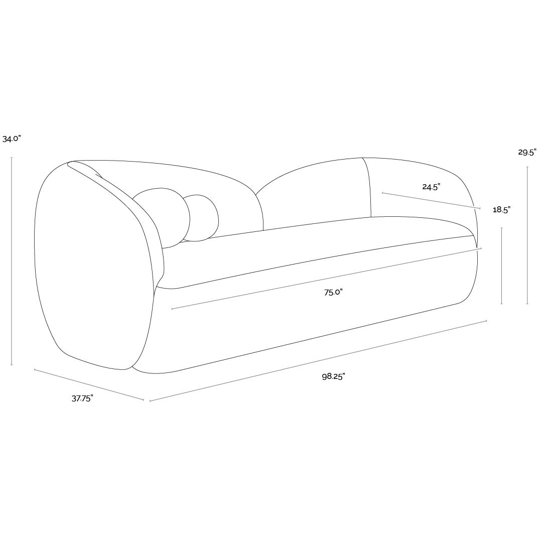 Esme Copenhagen Olive Sofa