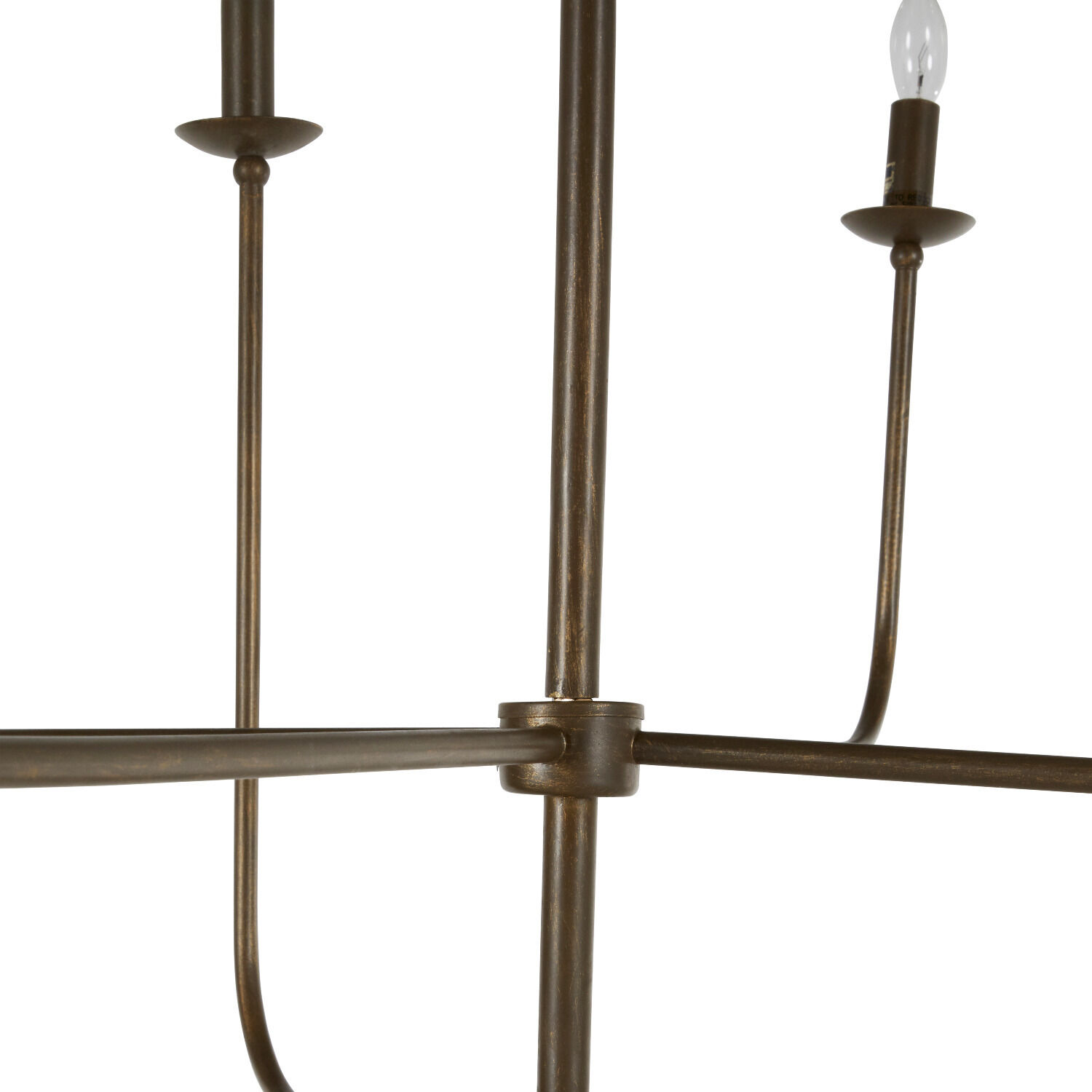 Lilly 8 Light 42 inch Brushed Copper Chandelier Ceiling Light