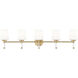 Henri Vanity Wall Light in Modern Gold