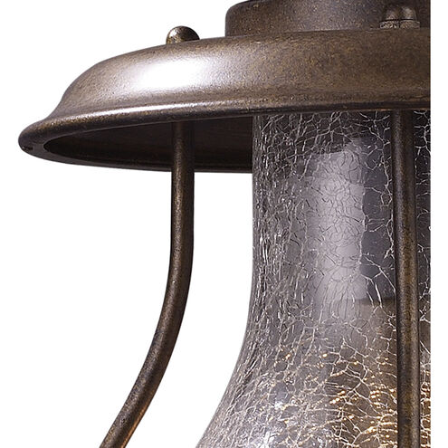 Wikshire 8 inch 60.00 watt Coffee Bronze Outdoor Pendant