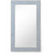 Chelsea House 47 X 28 inch Cream/Light Blue/Clear Wall Mirror