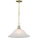 Brentwood 1 Light 16 inch Polished Brass Pendant Ceiling Light